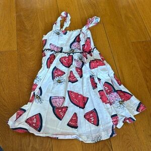 Pink Chicken 4Y Watermelon Dress